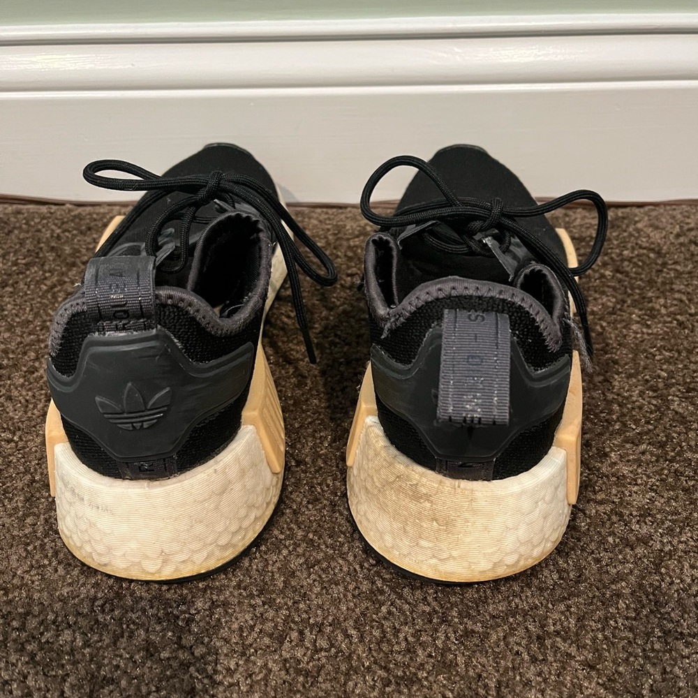 Adidas Black NMD Sneakers Size 8 - Picture 5 of 10